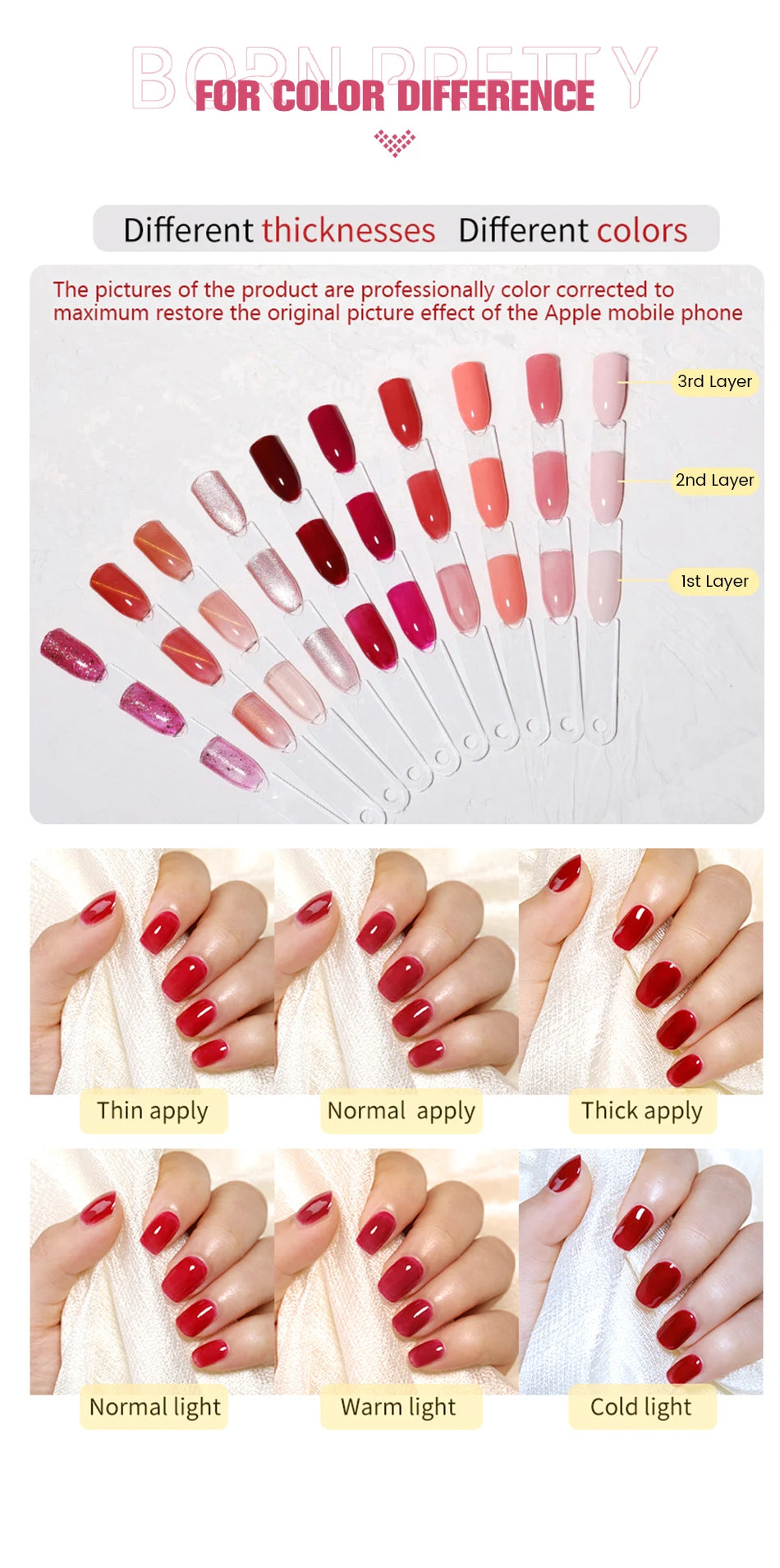 Born Pretty Sparkling Magnetic Gel Nail Polish - Smarsty