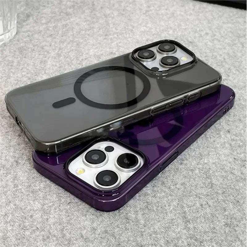 Ultra Thin MagSafe Transparent Case For IPhone - Smarsty