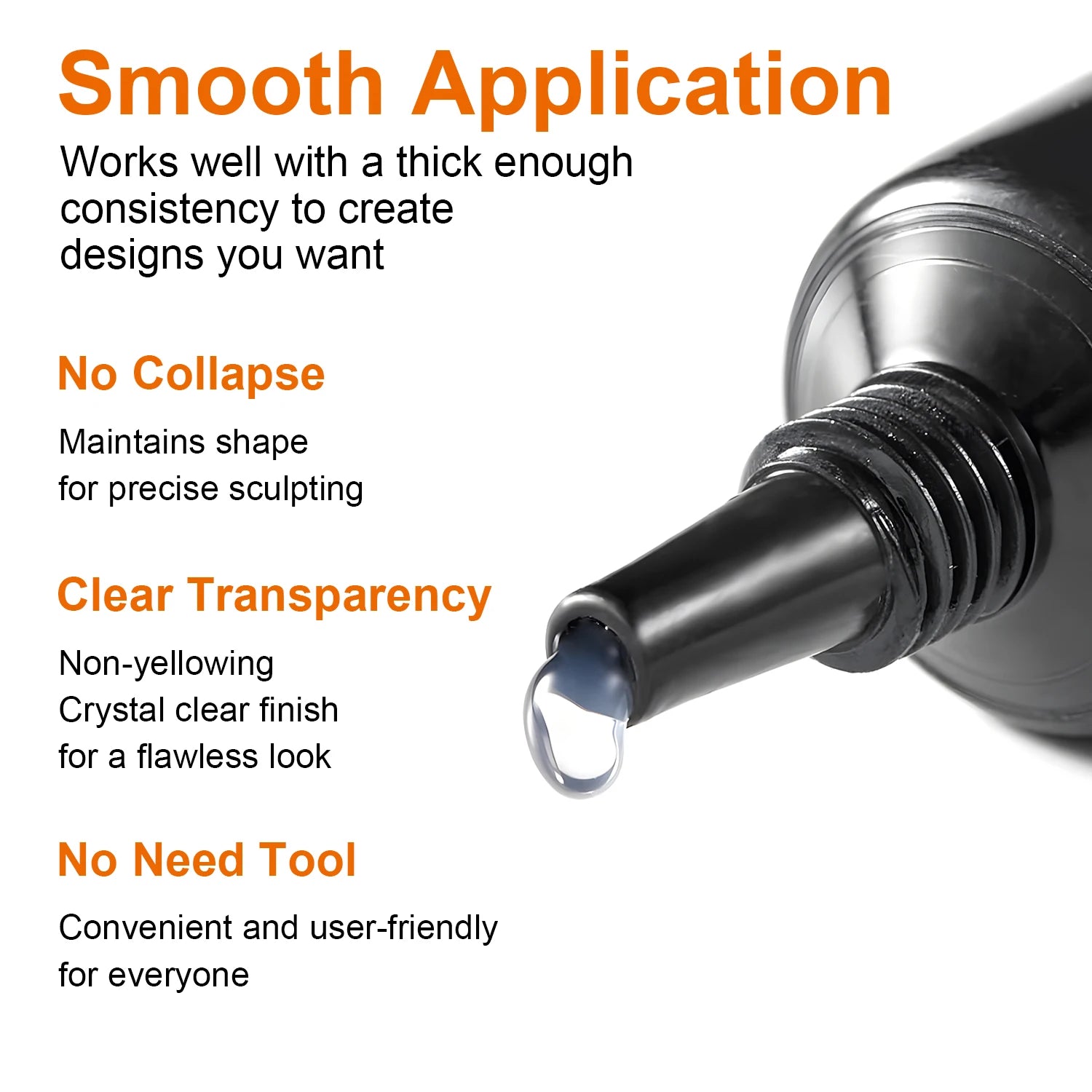 Waterproof 3D Nail Art Gel for DIY Designs - Smarsty