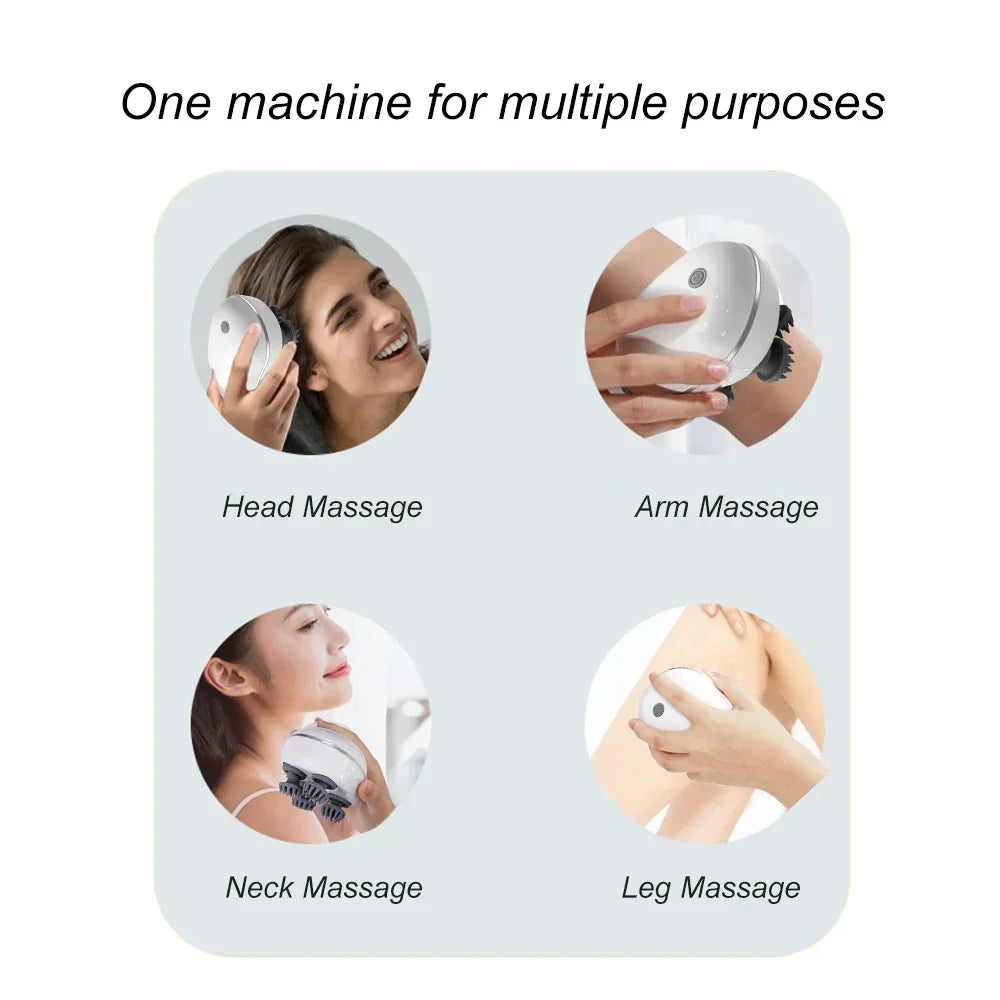 Infrared Scalp Massager for Hair Growth and Relaxation - Smarsty