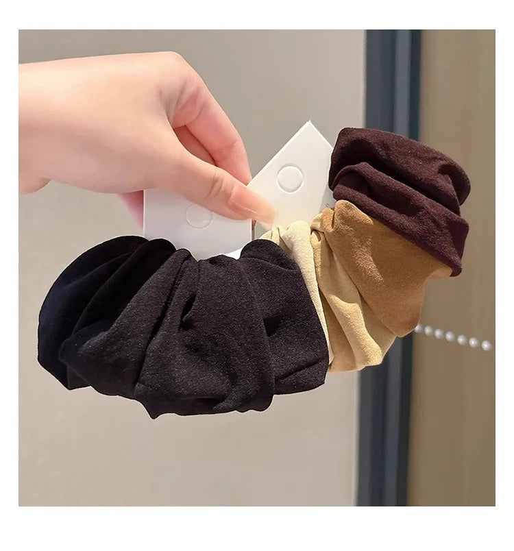 Thick Widen Hair Ties Set Secure Hold Scrunchies For Women - Smarsty