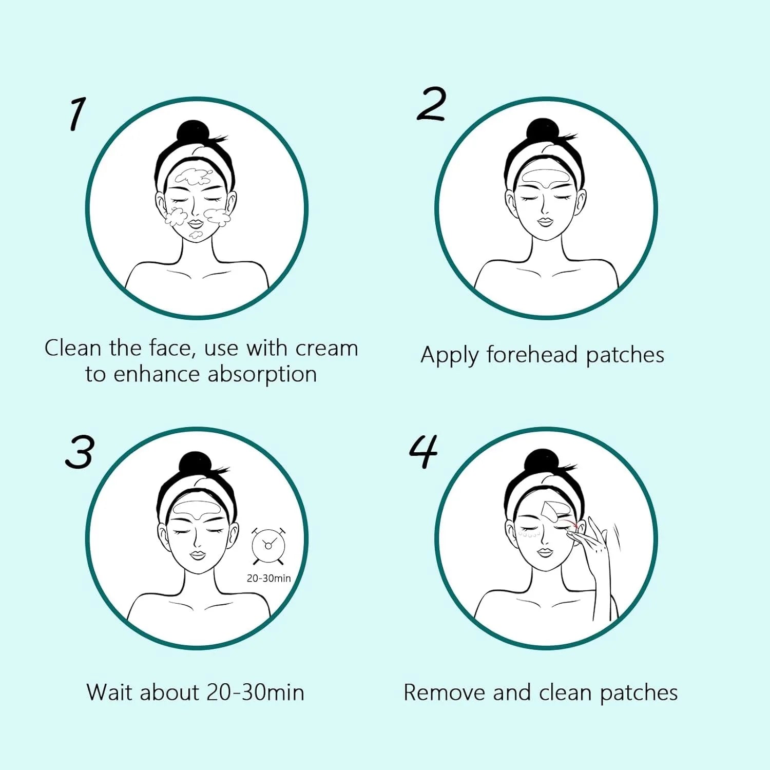 Reusable Silicone Wrinkle Patches for Forehead Treatment - Smarsty