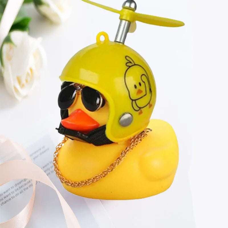 Cute Yellow Duck Helmet Car Decoration for Wind Break - Smarsty