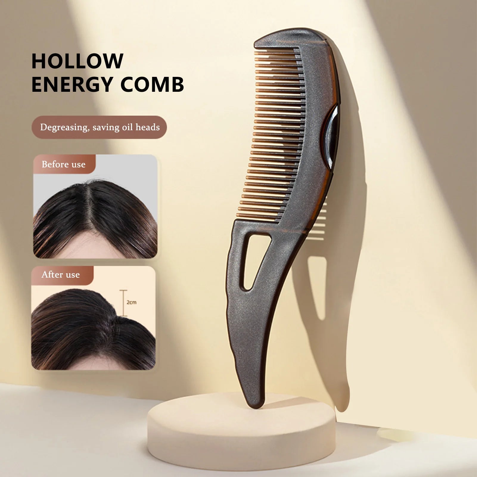 Self-Cleaning Dandruff Removal Hair Comb for Scalp Care - Smarsty