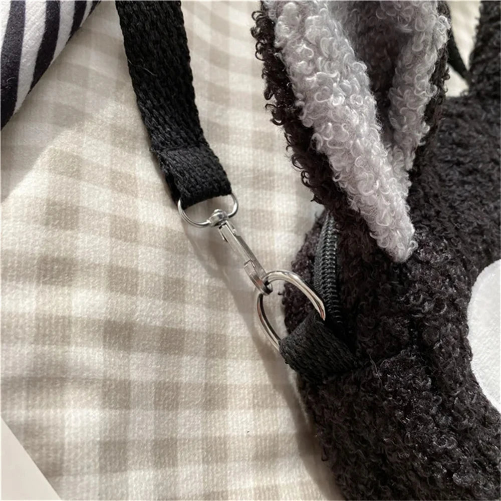 Japanese Kawaii Plush Compact Crossbody Bag For Women - Smarsty