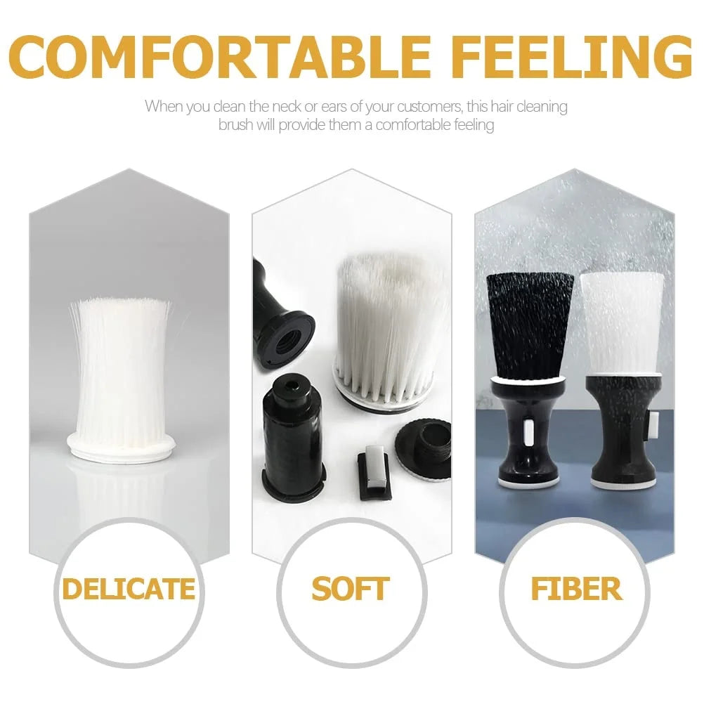 Black Hair Duster Brush for Clean Haircuts - Smarsty