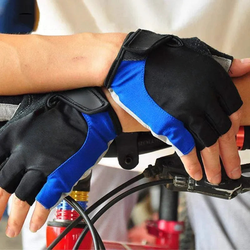 Half Finger Cycling Gloves Anti Slip Breathable - Smarsty