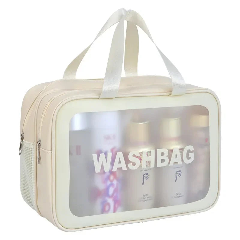 Wet-dry separation makeup bag portable toiletry bag travel essentials large capacity storage bag fitness swimming essentials - Smarsty