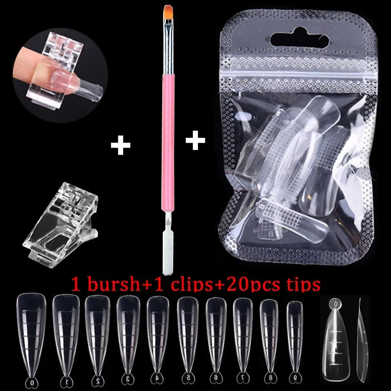 Acrylic Nail Tips Kit for Quick DIY Manicures - Smarsty