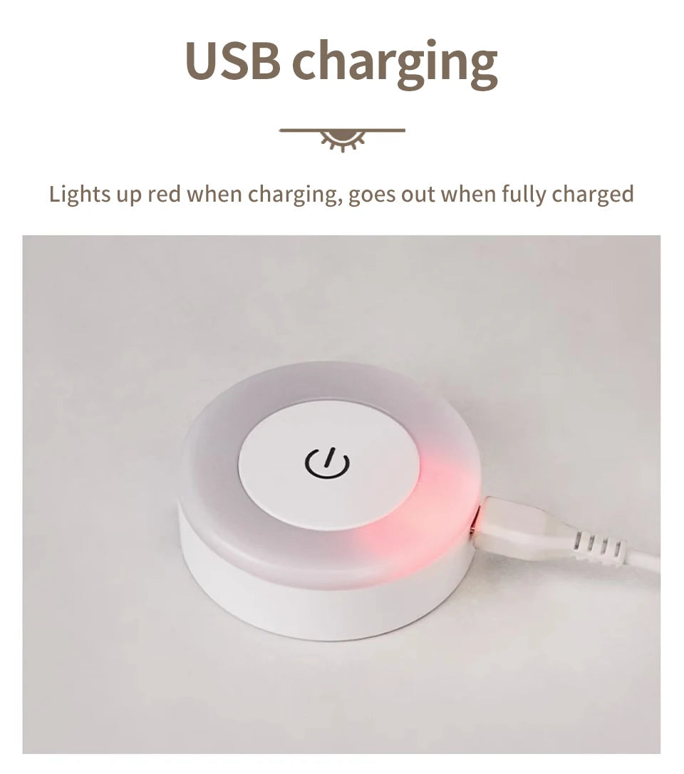 Rechargeable LED Night Light with Dimmable Touch Switch - Smarsty
