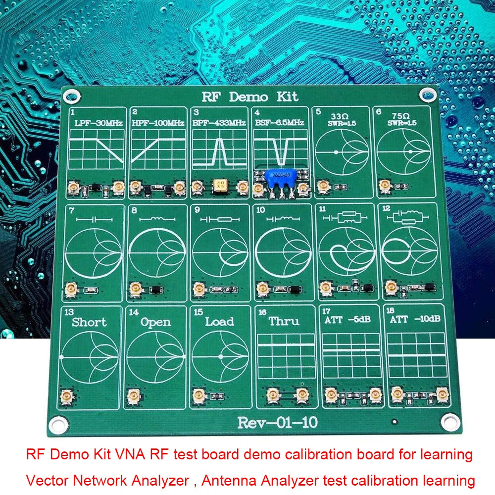 NanoVNA RF Test Board Kit for Accurate Measurements - Smarsty