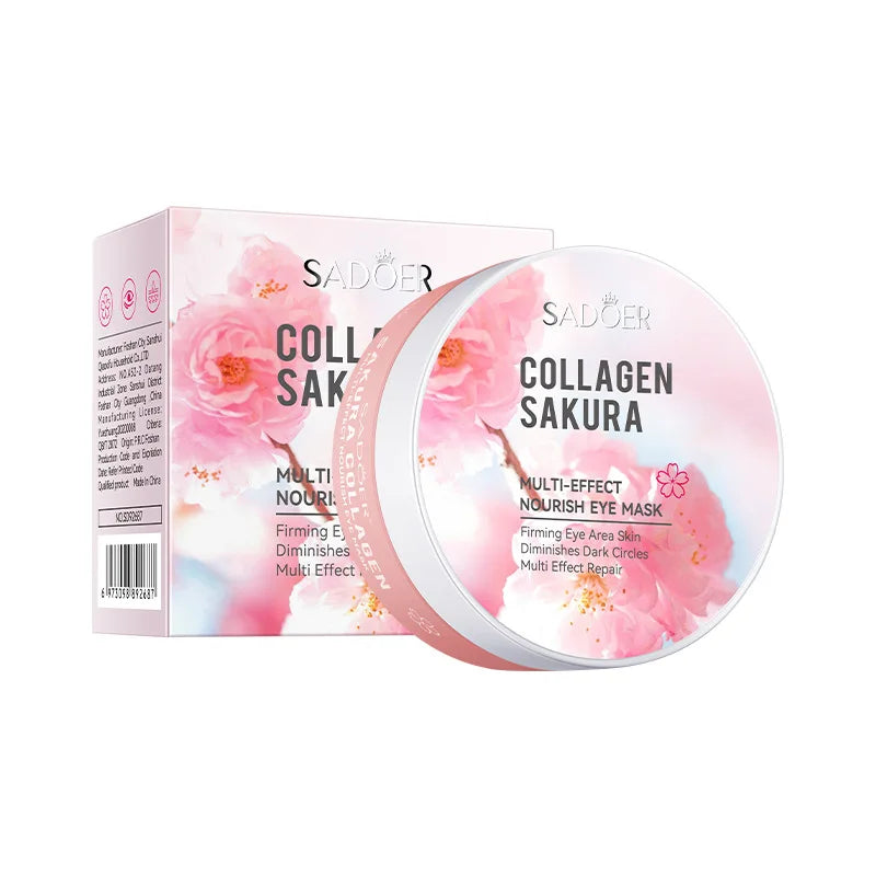 SADOER Sakura Collagen Eye Masks for Dark Circles Relief - Smarsty