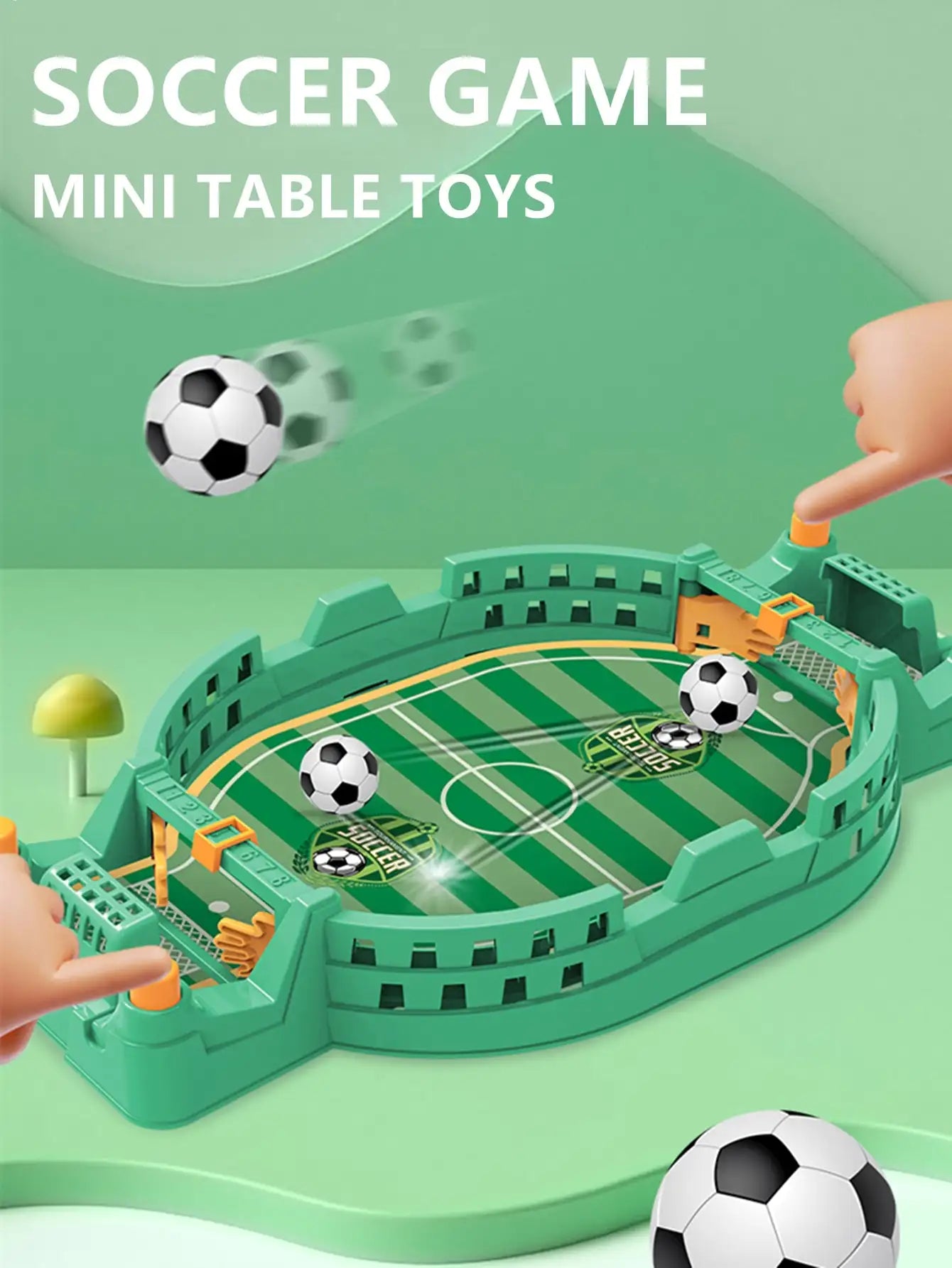 Football Table Mini Tabletop Interactive Game, Soccer Tabletops Competition Sports Games Desktop Catapult Toys for Family Game by Smarsty