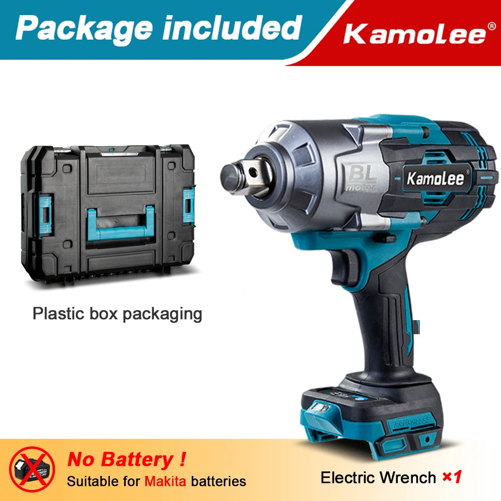 Kamolee 3100NM Brushless Electric Impact Wrench - Smarsty
