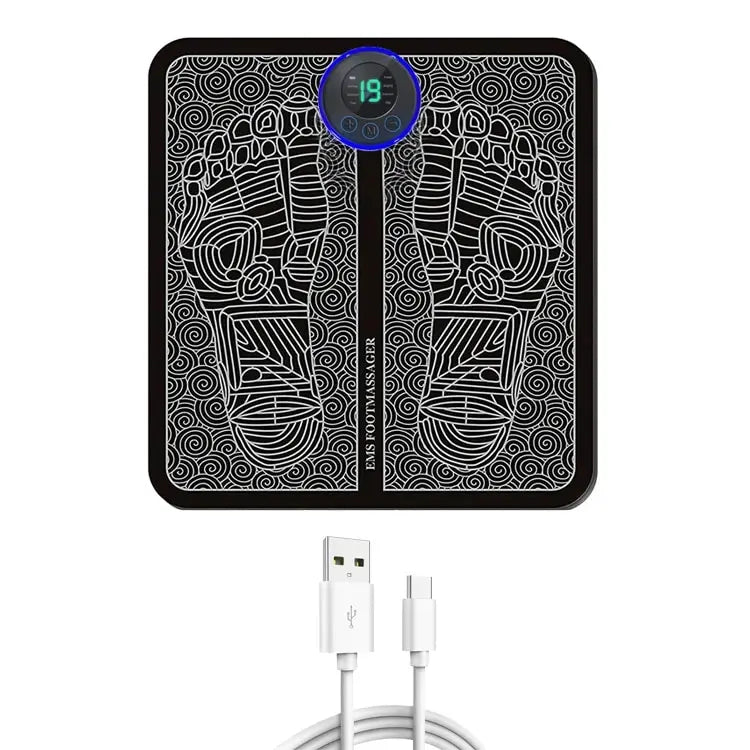 Electric Foot Massager Pad with Remote and 19 Strength Levels - Smarsty