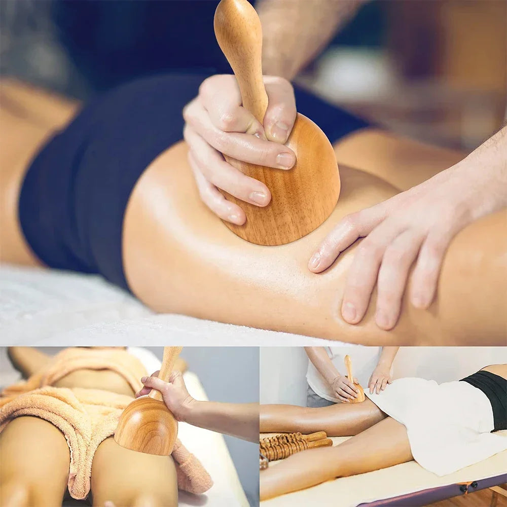 Wooden Lymphatic Drainage Massage Tools for Body Shaping - Smarsty