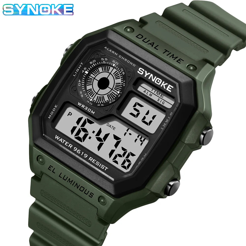 Waterproof Luminous Digital Sports Watch for Men and Women - Smarsty
