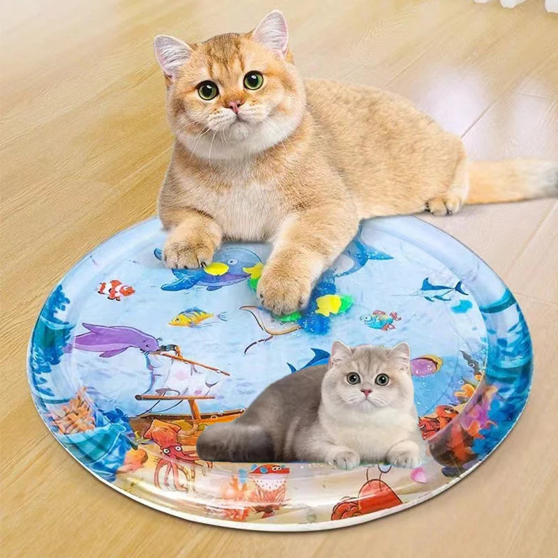 Inflatable Pet Water Play Mat for Cats and Dogs - Smarsty