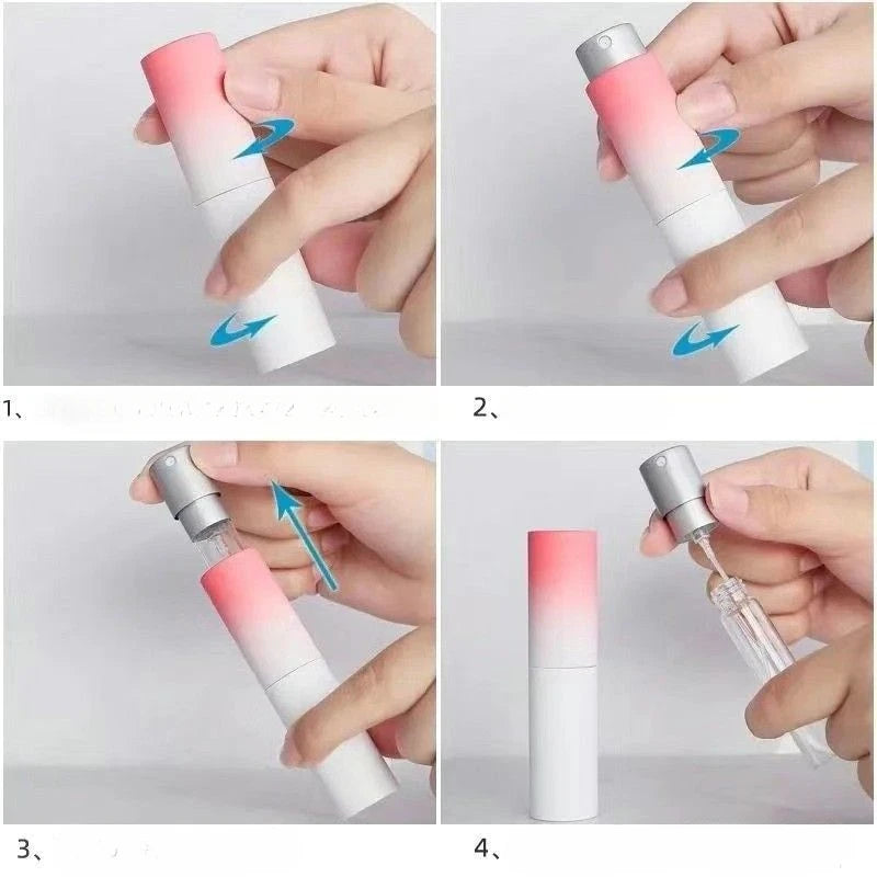 Portable 8ml Perfume Atomizer for Travel Essentials - Smarsty