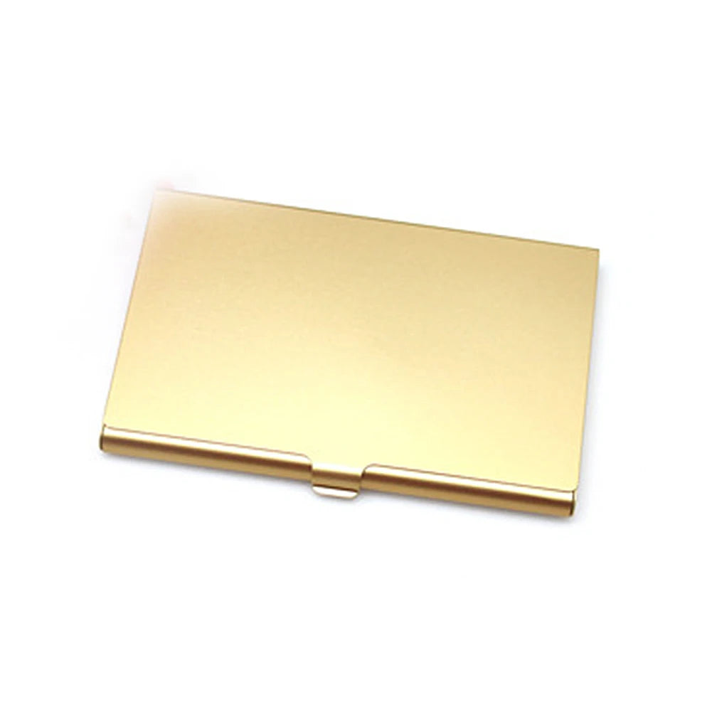 Creative Business Card Case Aluminum Alloy Bank Credit ID Card Wallet Name Card Holder Metal Box Cover Card Holder Men Wallet
