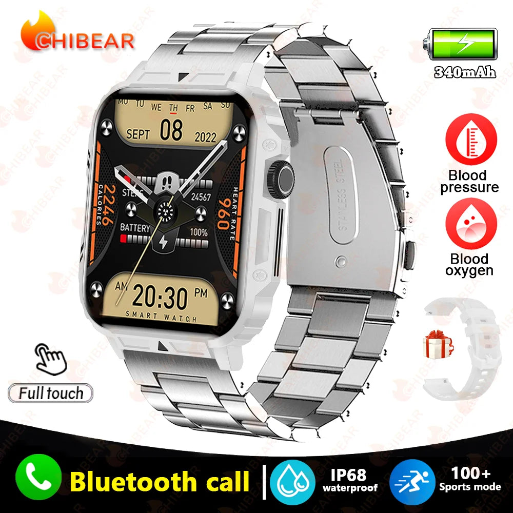 2024 Outdoor Military Smart Watch with IP68 Waterproof - Smarsty