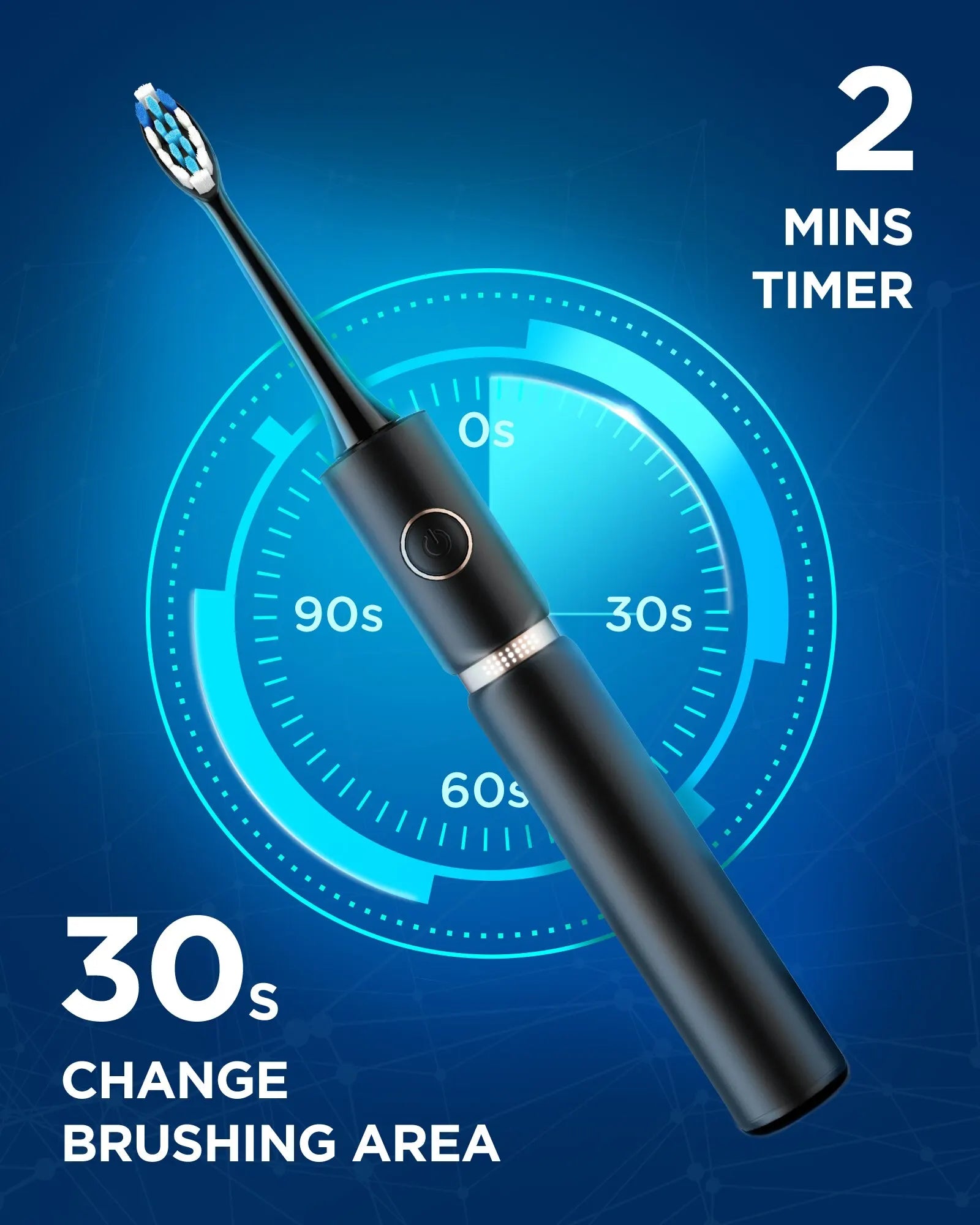 Fairywill P11 Sonic Electric Toothbrush with Whitening Feature - Smarsty
