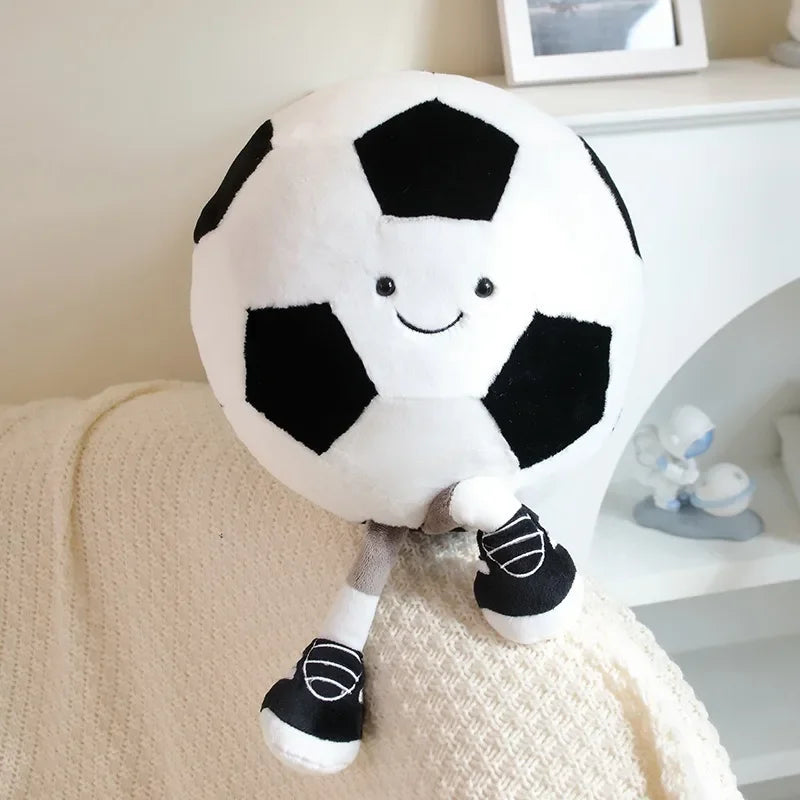 cm football doll, basketball plush toy, creative football doll, pillow, pet ball, dog and cat interactive toy - Smarsty