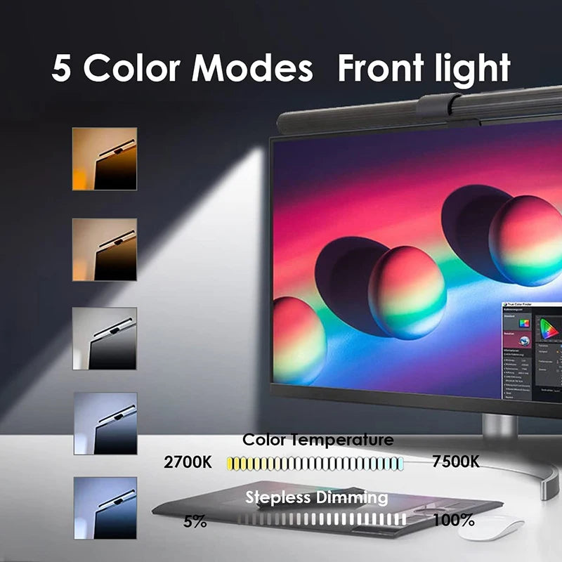 RGB Desktop Atmosphere Light Strip for Eye Protection - Smarsty