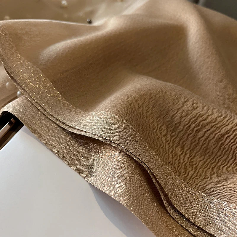 Luxury Women Silk Scarf Lightweight Summer Shawl - Smarsty