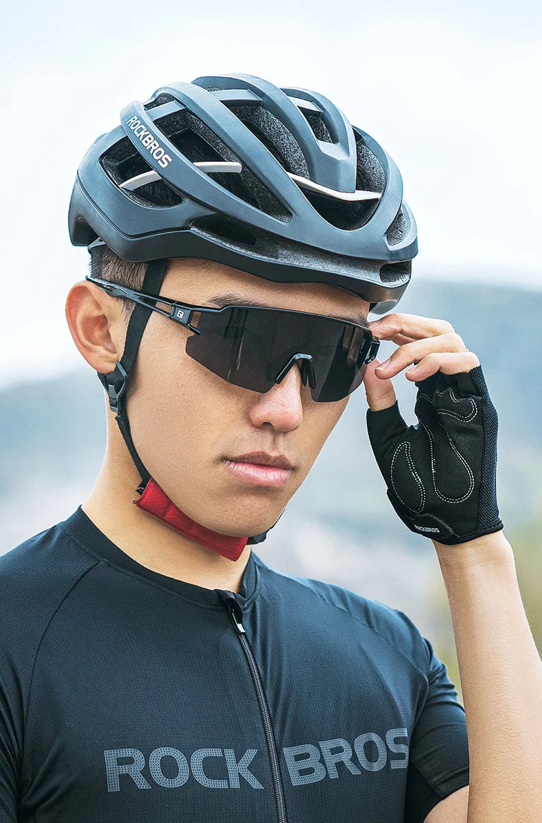 RockBros Breathable Half Finger Cycling Gloves with Anti Slip Pads - Smarsty