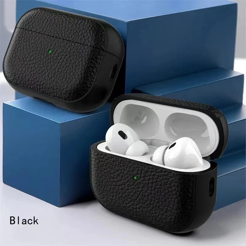 Leather Texture Case For Apple AirPods Pro Protection - Smarsty
