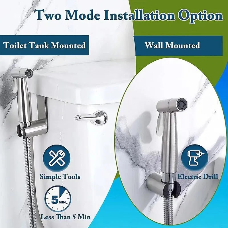 Portable Handheld Bidet Sprayer for Easy Bathroom Hygiene - Smarsty