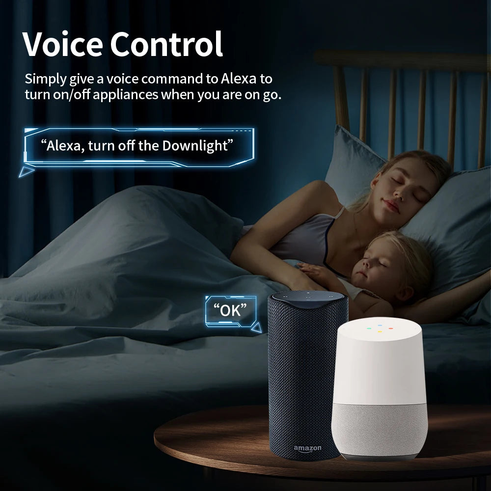 TNCE TUYA Smart Plug WiFi or Zigbee3.0 Socket EU 16A/20A Power Monitor Timing Function Voice Control Work With Alexa Google Home - Smarsty