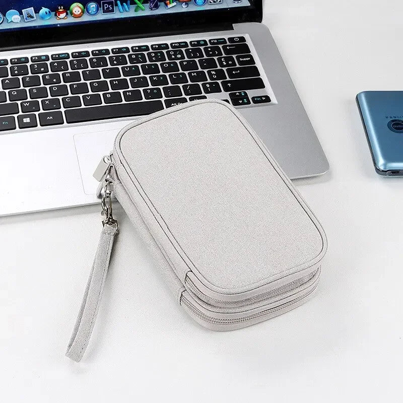 Portable Travel Cable Organizer Bag With Multi Layer - Smarsty