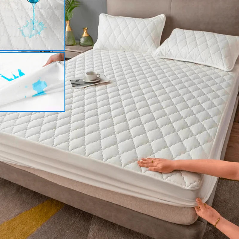 Waterproof Mattress Protector with Anti Dust Mite Feature - Smarsty