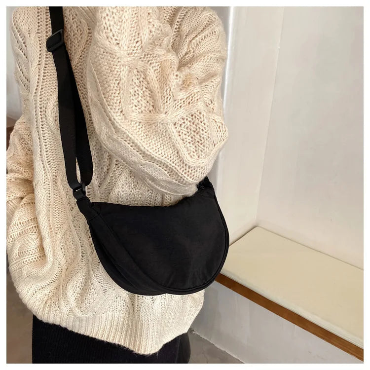 Casual Nylon Crossbody Bag for Women Large Capacity - Smarsty