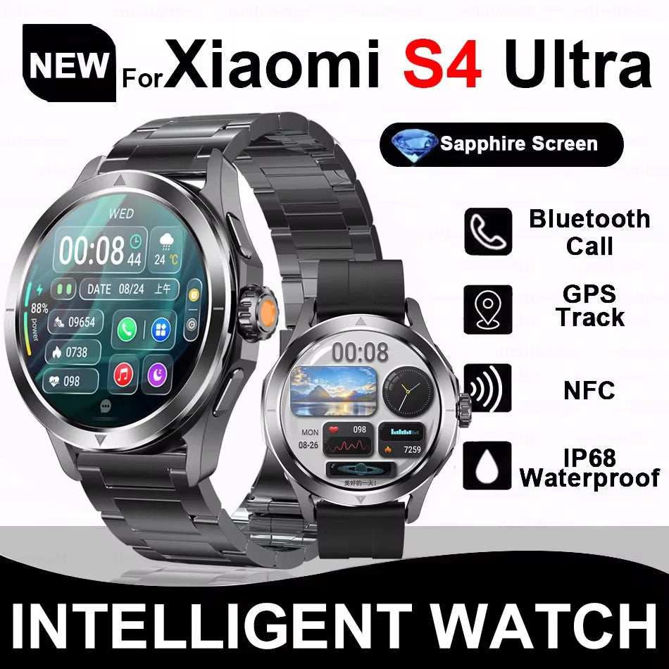 Xiaomi S4 Ultra Smart Watch With GPS Waterproof Sports Features - Smarsty