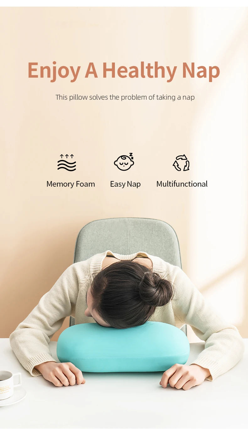 Multifunction Memory Foam Neck Pillow for Comfortable Travel - Smarsty