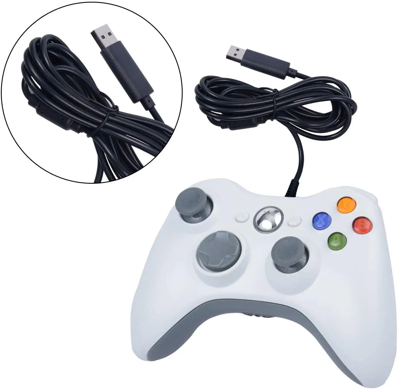 USB Wired Game Controller for Xbox 360 with Enhanced Precision - Smarsty
