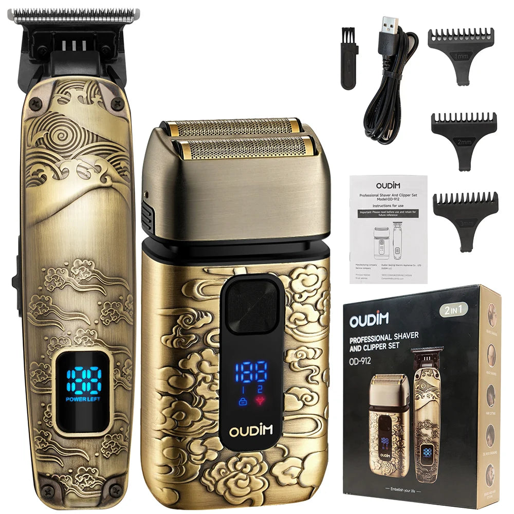 Foil Shavers for Men with Head Shaving, Hair Beard Trimmer, Face Mustache Grooming Kit, Bald Head Shavers and and Haircutting