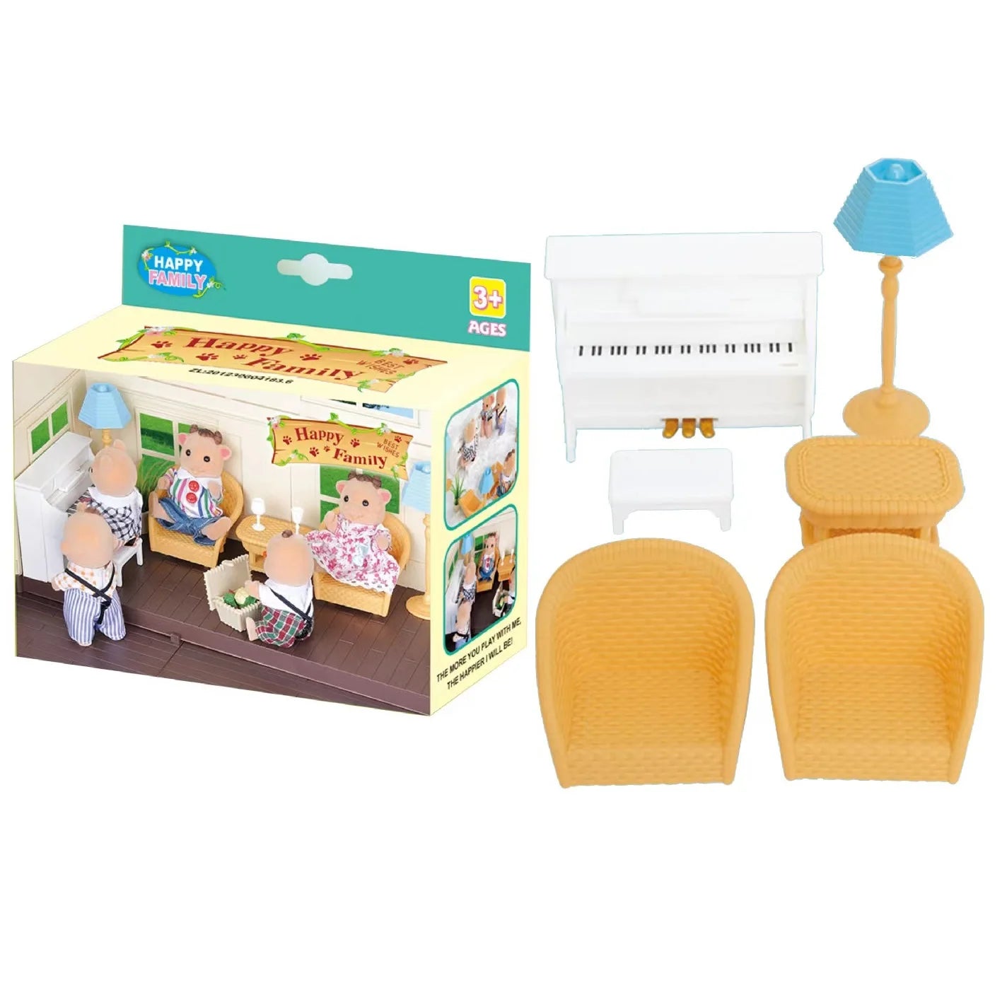 Original Toys Miniature Items Furniture Family Toys Dollhouse LivingRoom Bathroom Kitchen Set Pretend Creative Ideas Kids Toys by Smarsty