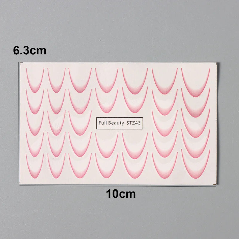 Gradient French Nail Art Stickers for Stunning Ombre Manicures - Smarsty