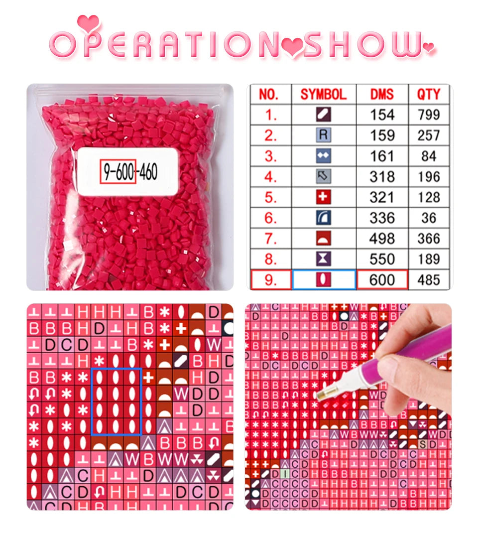 Huacan Full Diamond Embroidery Scenic Cross Stitch Kit - Smarsty