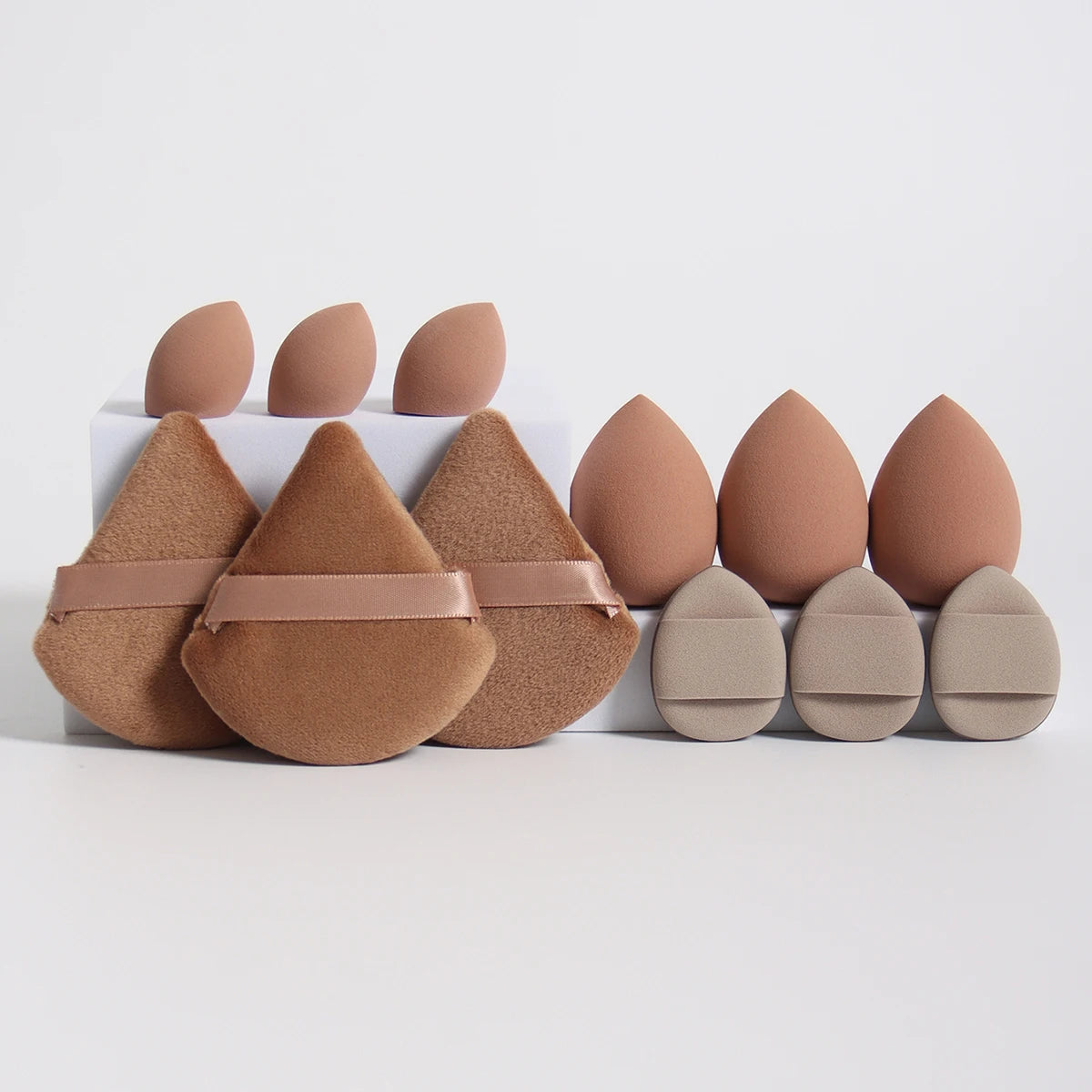 12-Piece All-Purpose Makeup Sponge Set for Flawless Application - Smarsty