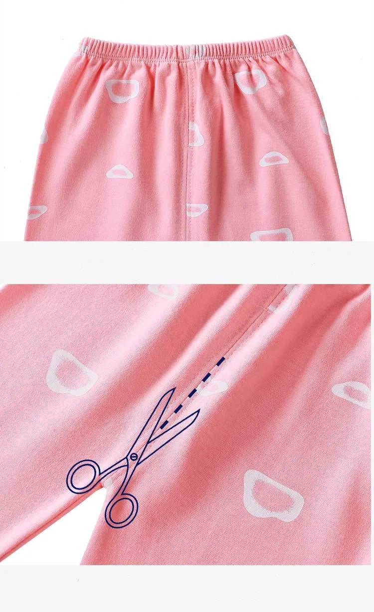 Cotton baby girl clothing winter newborn baby clothing set 2 sets of spring children's pajamas 0-5 year old baby cartoon casual by Smarsty