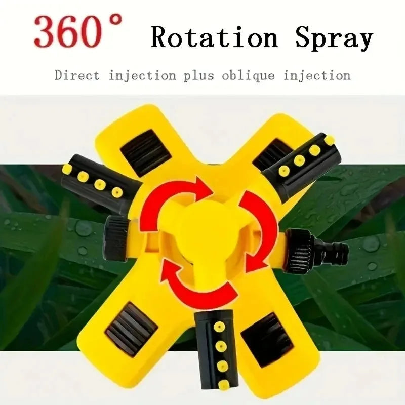 360 Degree Rotating Lawn Sprinkler for Large Area Irrigation - Smarsty