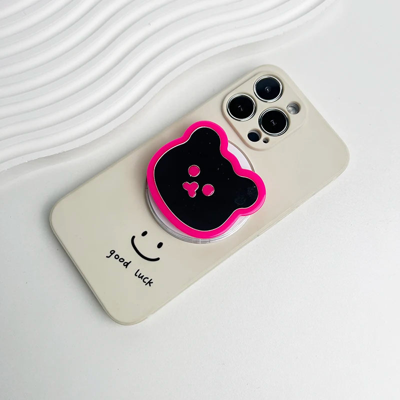 Bear Mirror Magnetic MagSafe Phone Grip With Expanding Stand - Smarsty