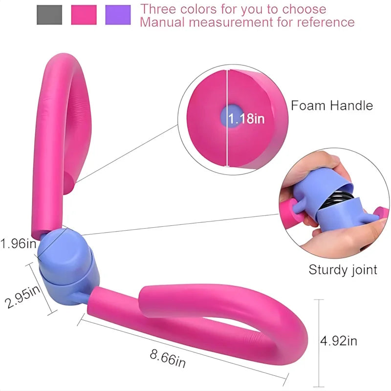 Leg Kegel Trainer – Fleece Material, Home Leg Muscle Training, Yoga Use, Pelvic Floor Exercise