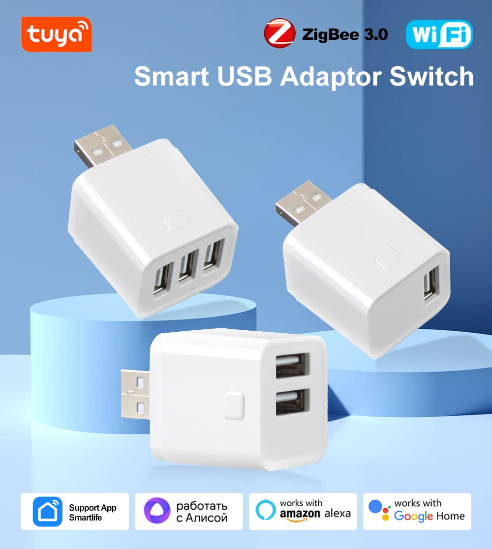 Tuya Smart WiFi Zigbee Micro USB Power Adapter - Smarsty