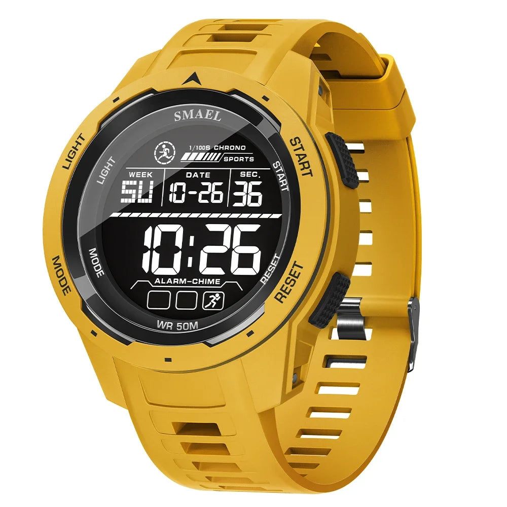 SMAEL 8105 Men’s Digital Sports Watch Waterproof LED Display - Smarsty